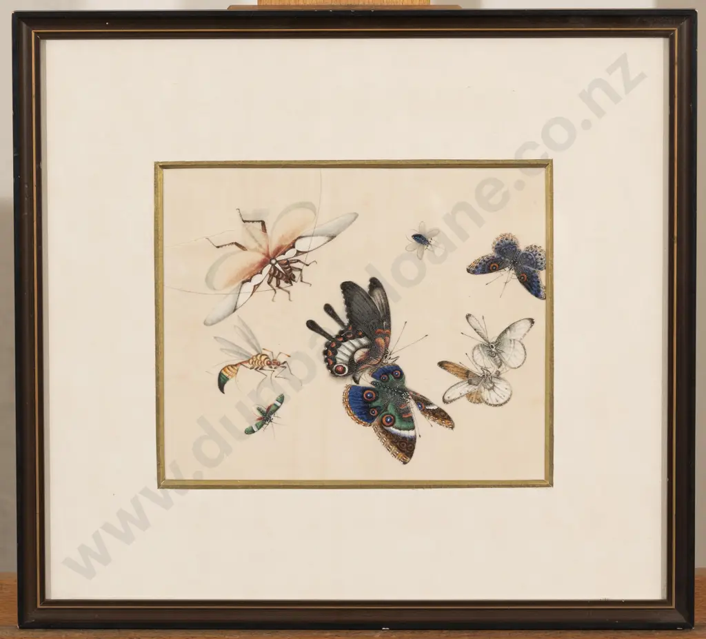 C19th Chinese Painting on Rice Paper Image 1++