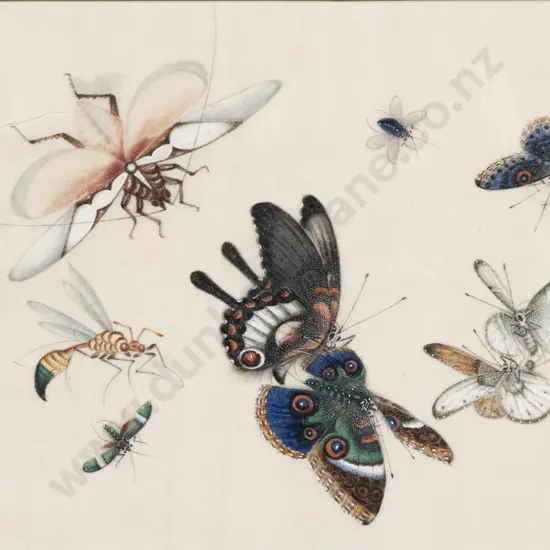 C19th Chinese Painting on Rice Paper