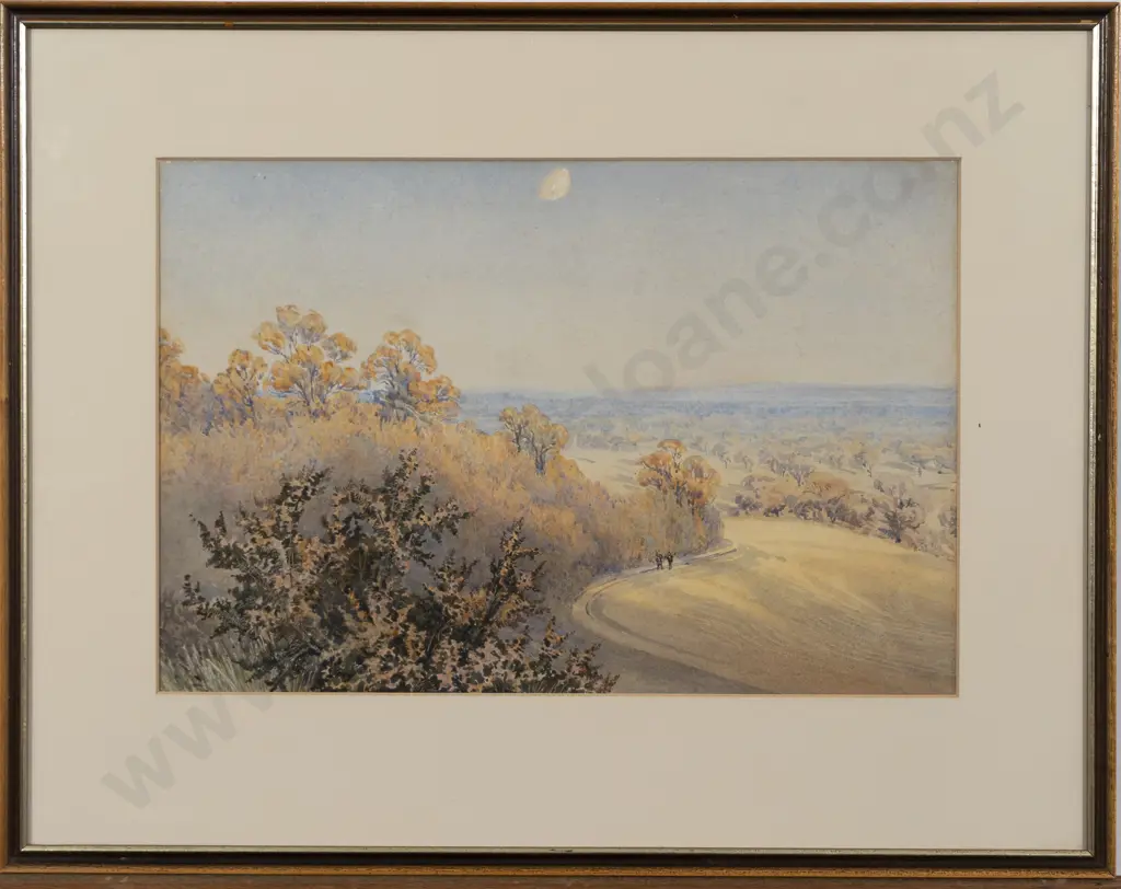 Edith Gittins (1845 - 1910) - Extensive Landscape With Figures Image 1++