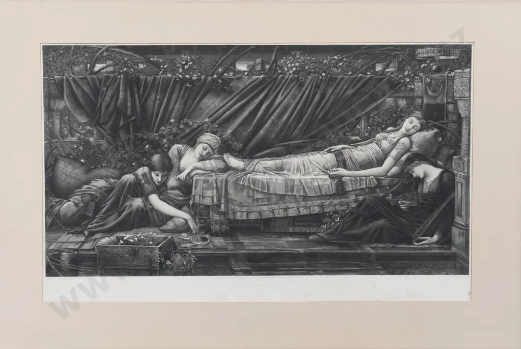 Goupil After Edward Burne-Jones - The Legend of the Briar Rose (unframed) Image 1++