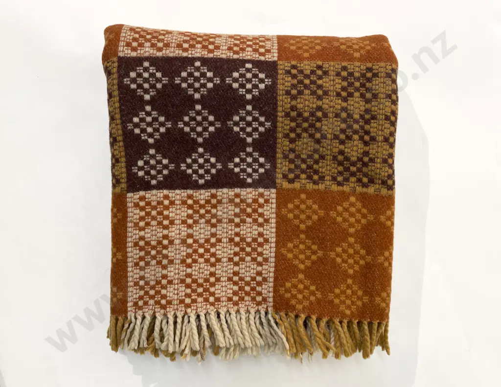 Welsh Woollen Travel Blanket/Throw Image 1++
