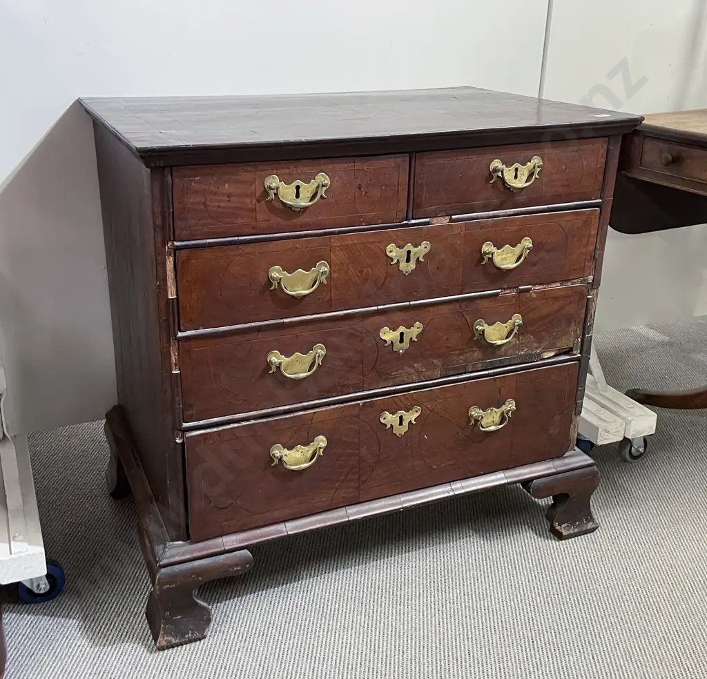 Geo I Walnut Chest of Drawers Image 1++
