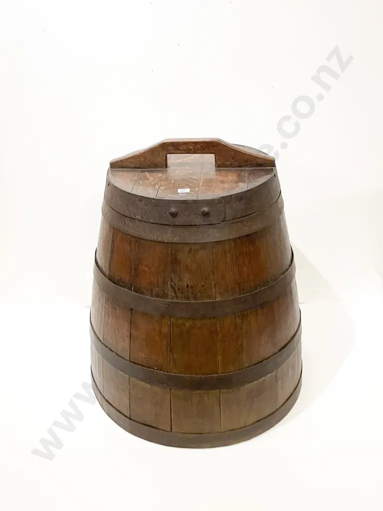 Large C19th Oak Ships Barrel Image 1++