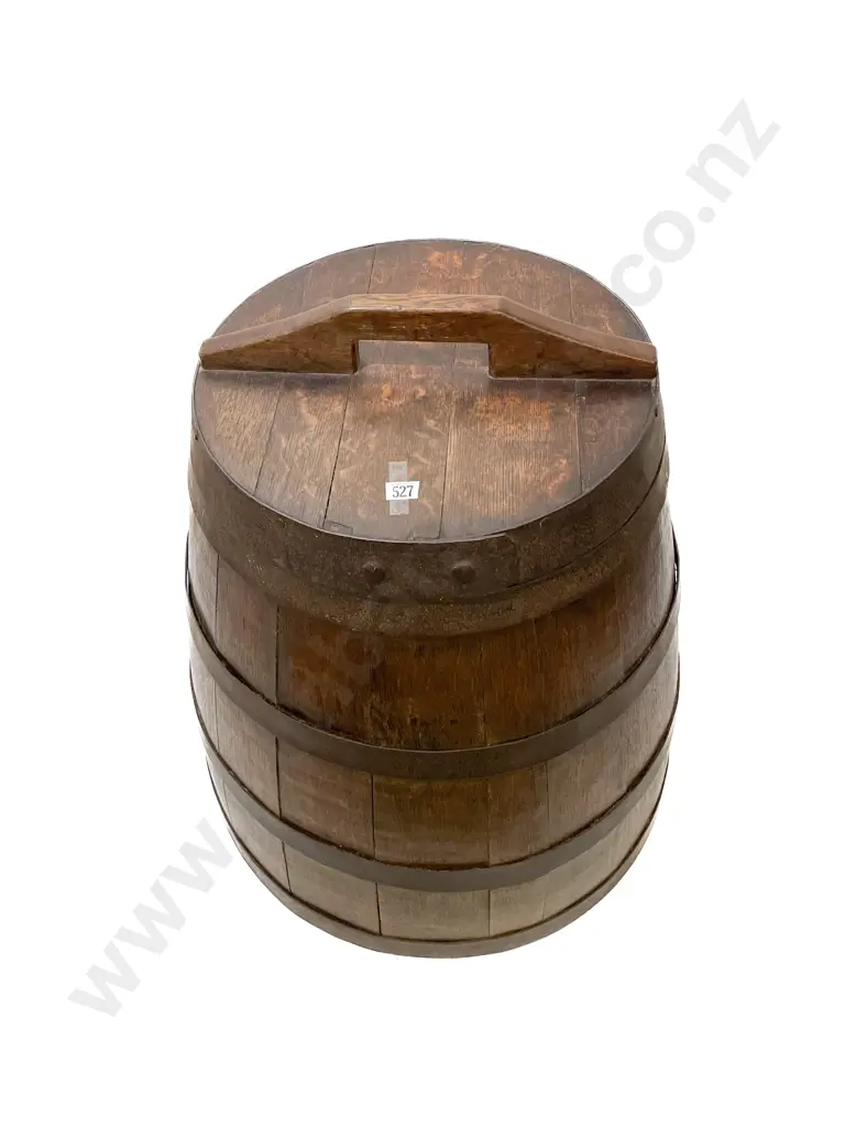 Large C19th Oak Ships Barrel Image 1++
