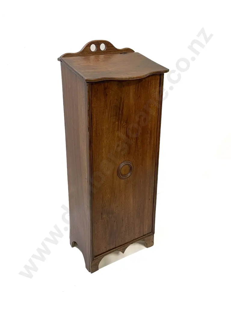 Late C19th French Fruitwood Baguette Cabinet Image 1++
