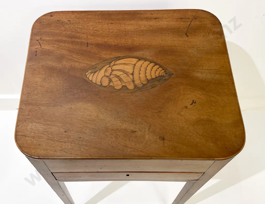 Geo III Small Mahogany Work Table Image 1++