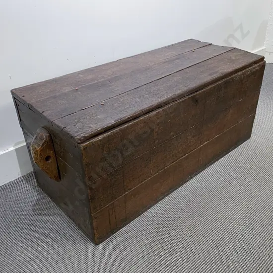 C18th Oak Seaman's Chest