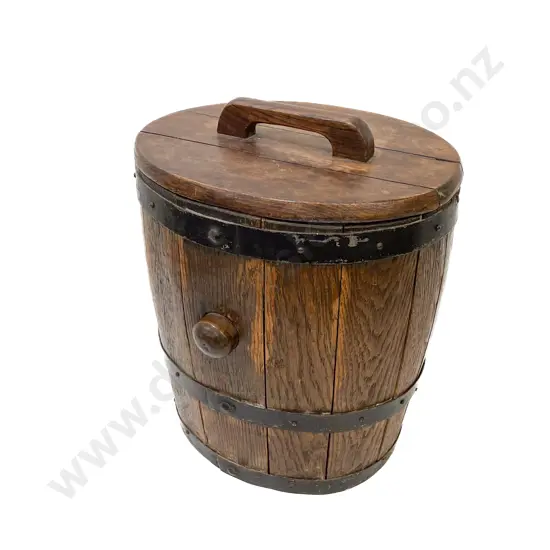 Vict Oak Coopered Barrel