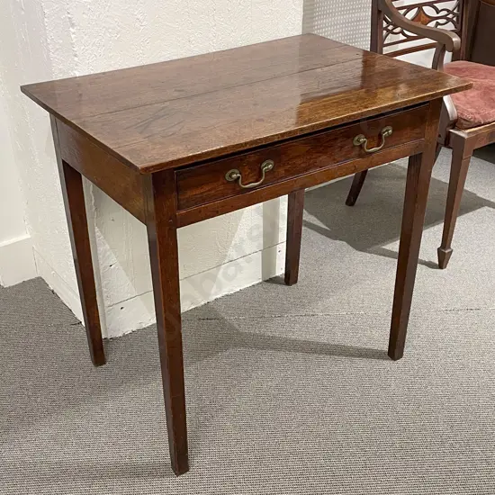 Geo III Oak Oblong Side Table