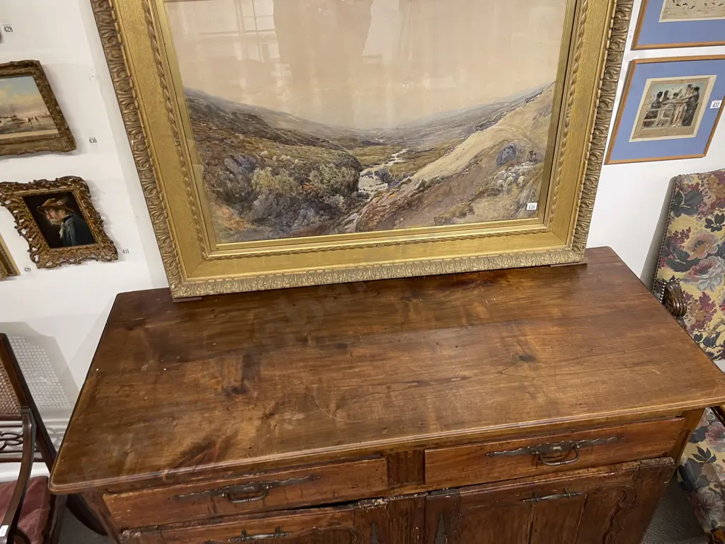Late C18th or Early C19th French Provincial Fruitwood Sideboard Image 1++