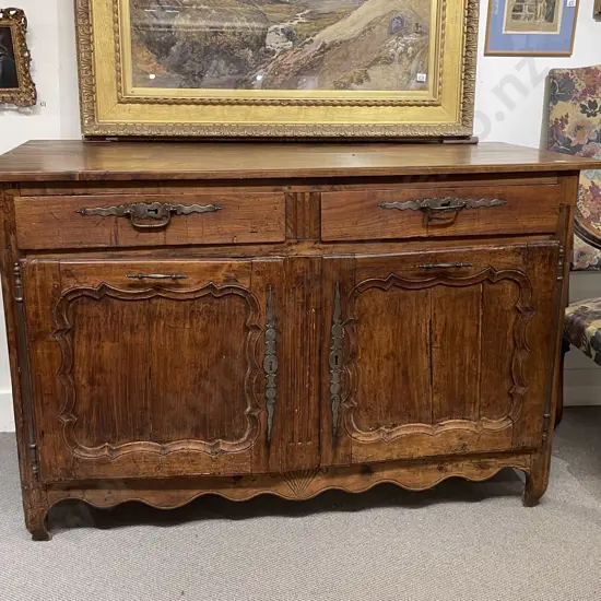 Late C18th or Early C19th French Provincial Fruitwood Sideboard