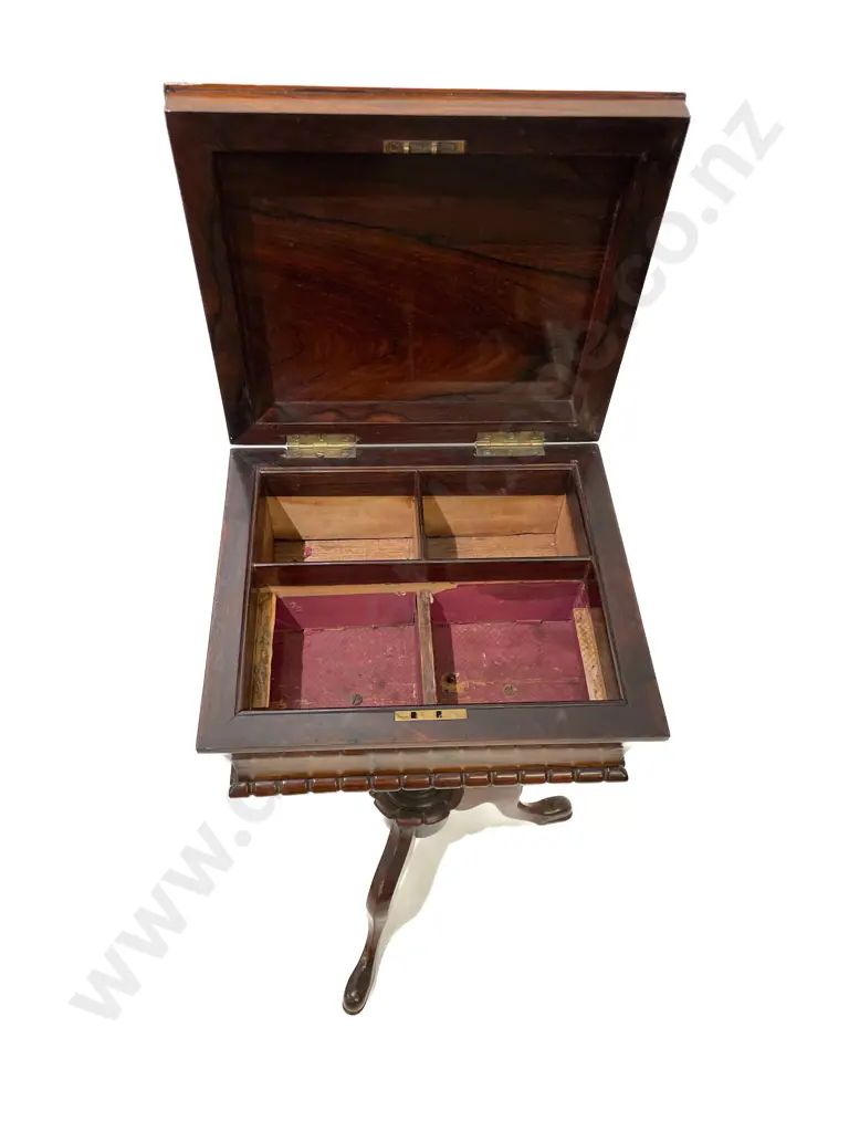 Vict Rosewood Teapoy Image 1++