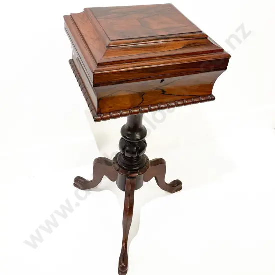 Vict Rosewood Teapoy