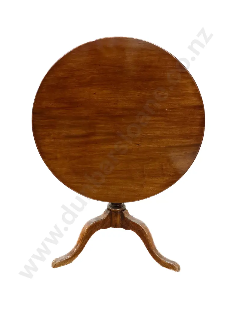 Geo III Mahogany Circular Snap Top Supper Table Image 1++
