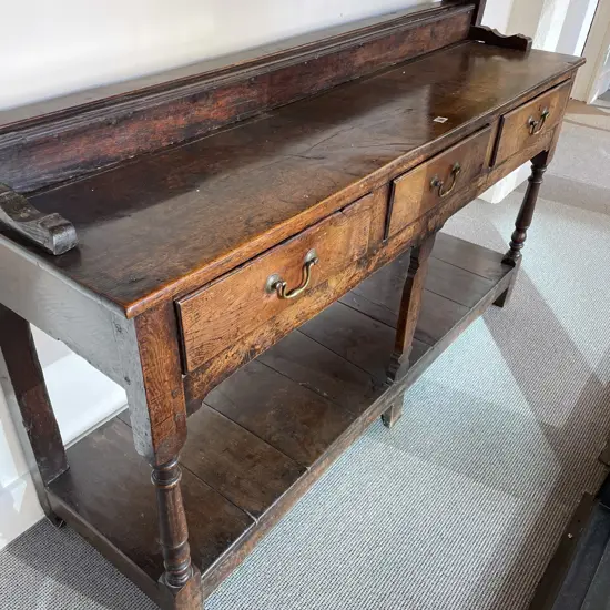 Geo III Oak Welsh Dresser