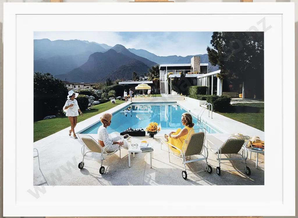 Slim Aarons (American 1916 - 2006) - Poolside Gossip Image 1++