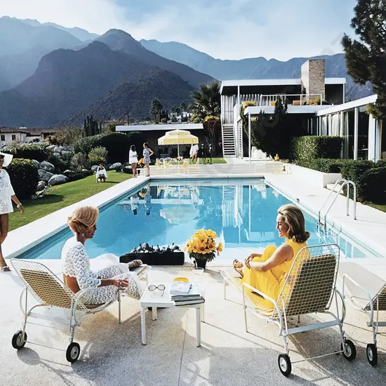 Slim Aarons (American 1916 - 2006) - Poolside Gossip