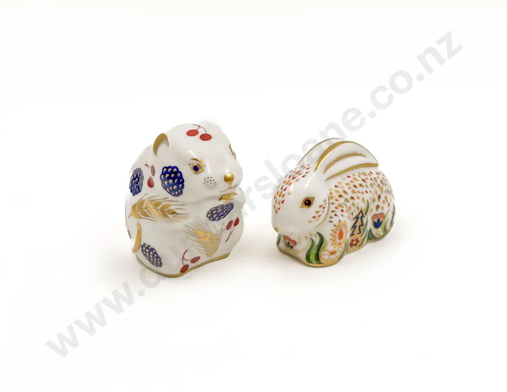 RCD "Bunny" & "Mouse" Paperweights Image 1++