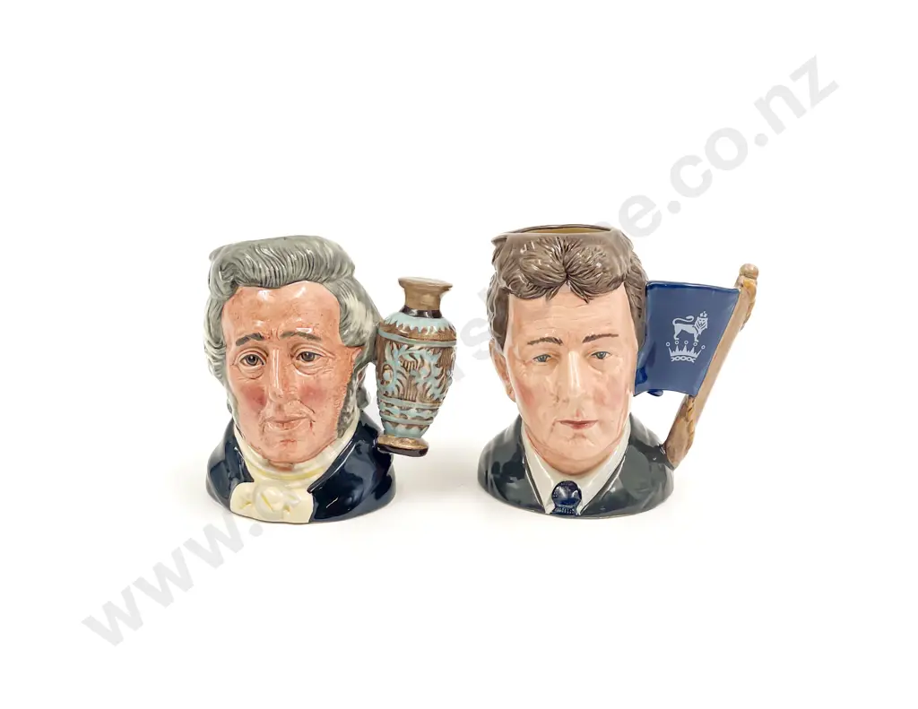 RD Character Jugs "Sir Henry Doulton" & "Michael Doulton" Image 1++