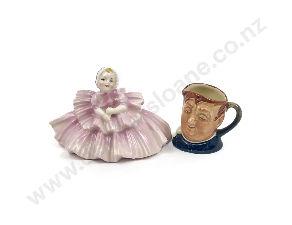RD "Rosebud" Figurine together with Character Jug Image 1++