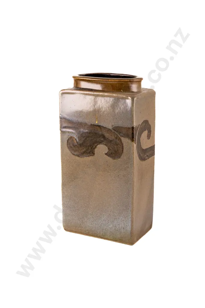 Large Rectangular Slab Sided Vase Image 1++