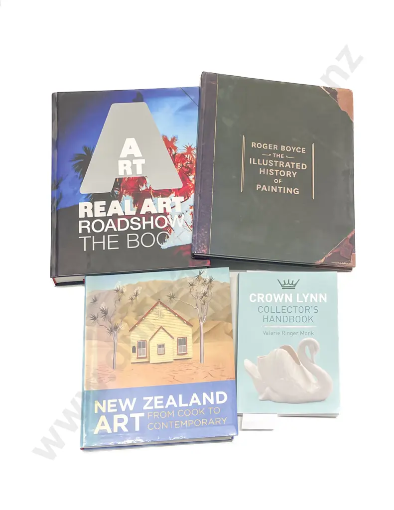 Four Art Reference Books incl Crown Lynn Collectors Handbook Image 1++
