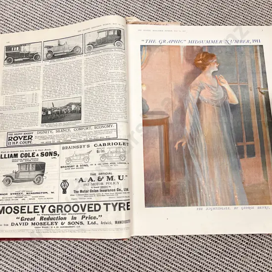 Five Assorted Volumes of "The Graphic" - Years Ranging 1899 - 1911