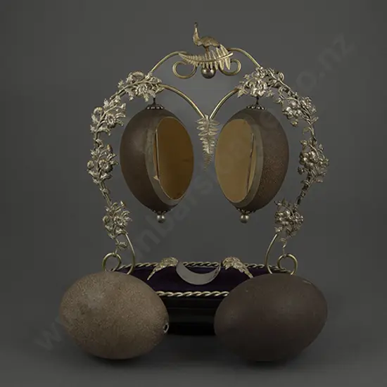 Late C19th Australian Emu Egg Display