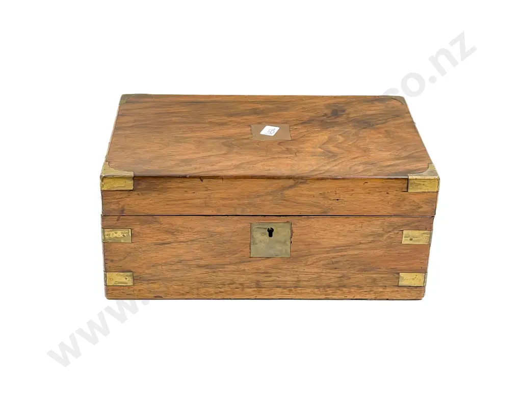 Victorian Walnut Writing Slope Image 1++
