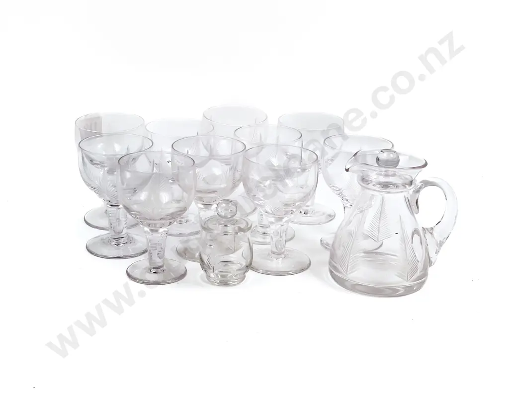 Ten Stuart Crystal Small Stemmed Glasses with Two Others Image 1++
