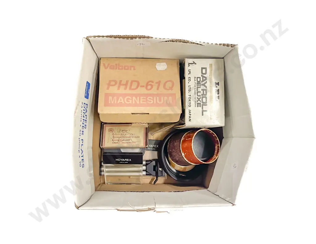 LPL Dayroll Deluxe Film Loader 35mm with Flektogon Camera Lens etc Image 1++