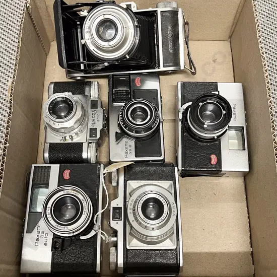 Six Vintage Assorted Cameras