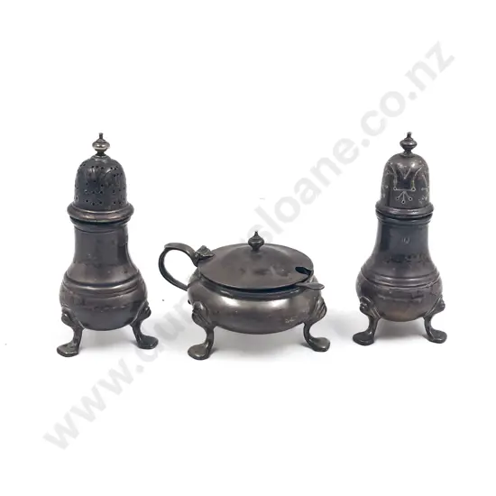 S/S Salt & Pepper with S/S Sugar