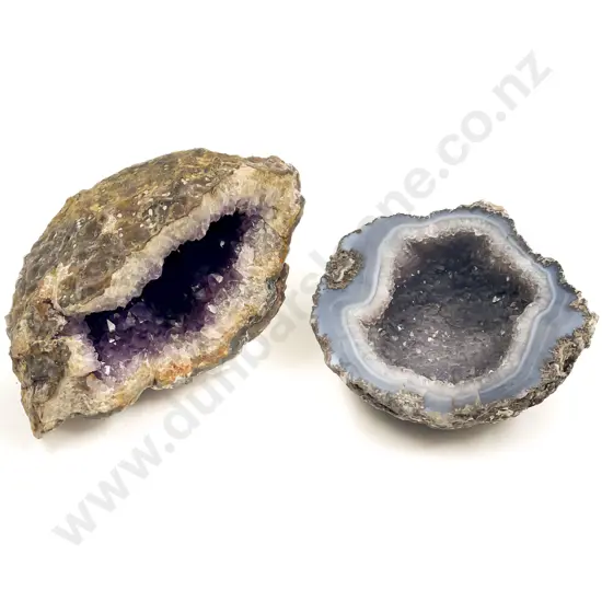 Two Amethyst Geodes