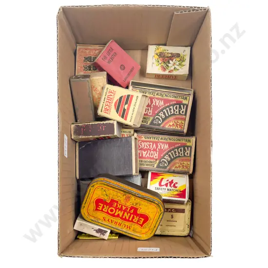 Quantity of Assorted Vintage Matchboxes Lighters etc