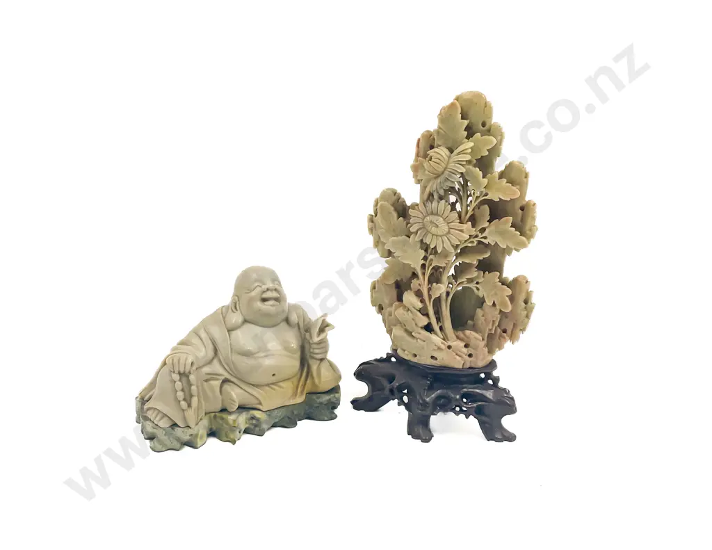 Two Soapstone Ornaments Image 1++