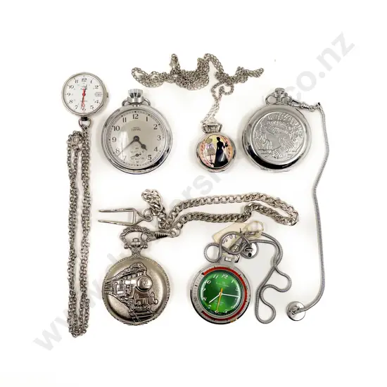 Five Assorted Pocket Watches and Other