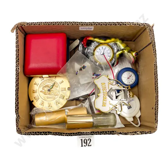 Assorted Desk Clock and Various