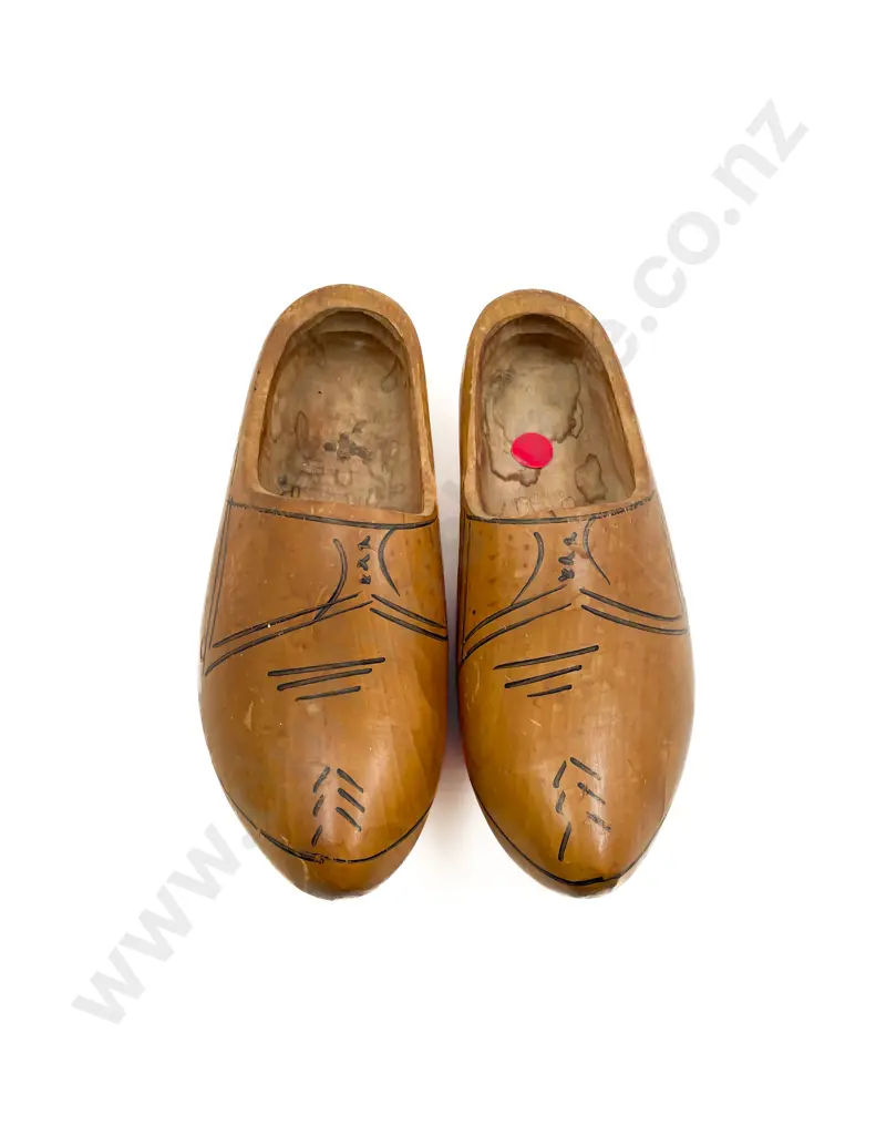 Pair of Wooden Clogs Image 1++