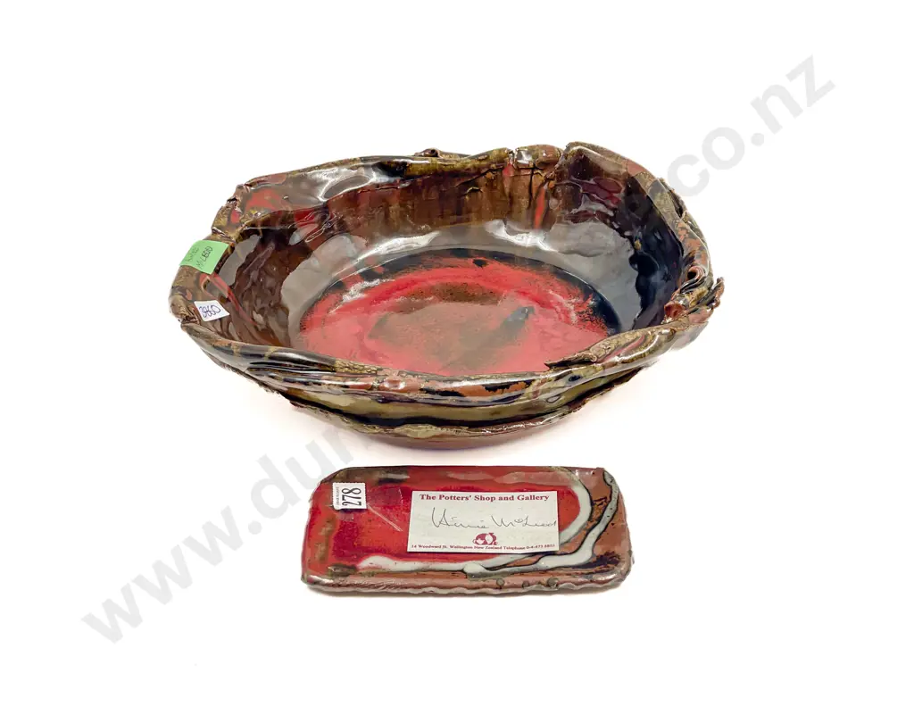 Aimee McLeod Pottery Dish & Large Fruit Bowl Image 1++