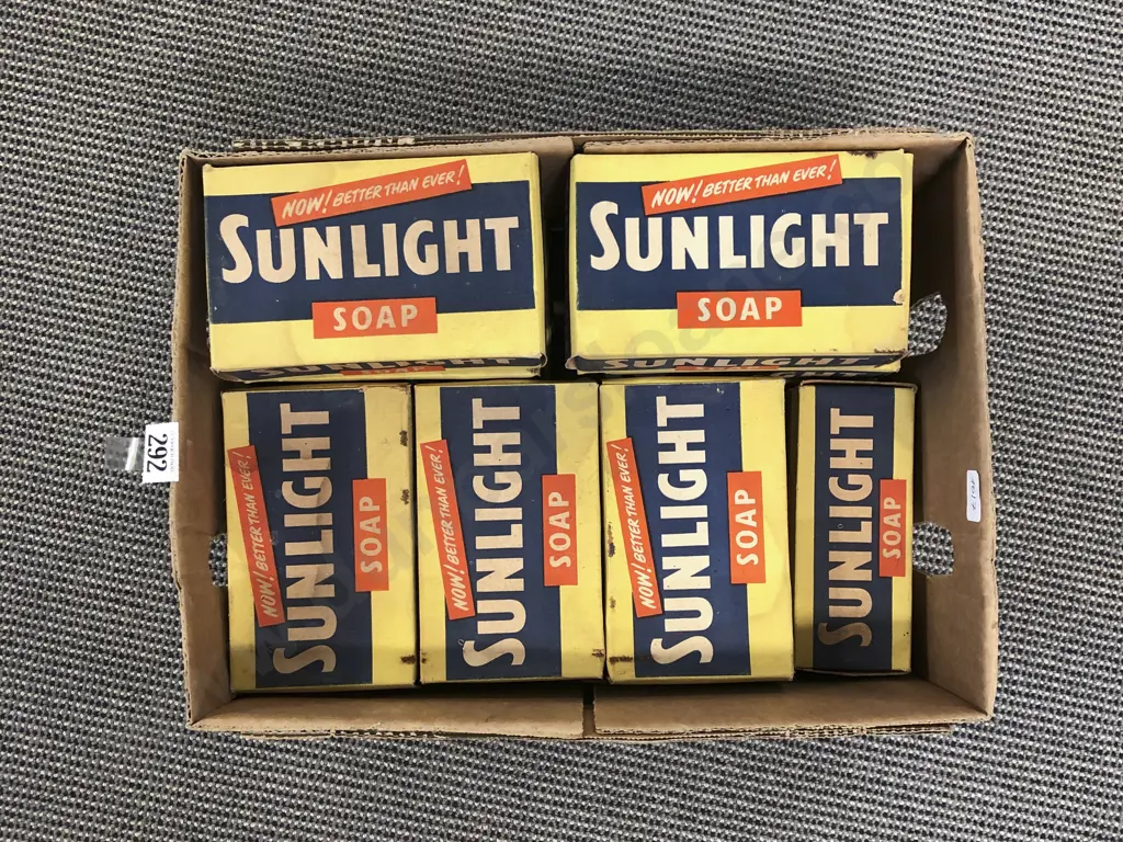 Quantity of Assorted Vintage Boxed Sunlight Soap Image 1++