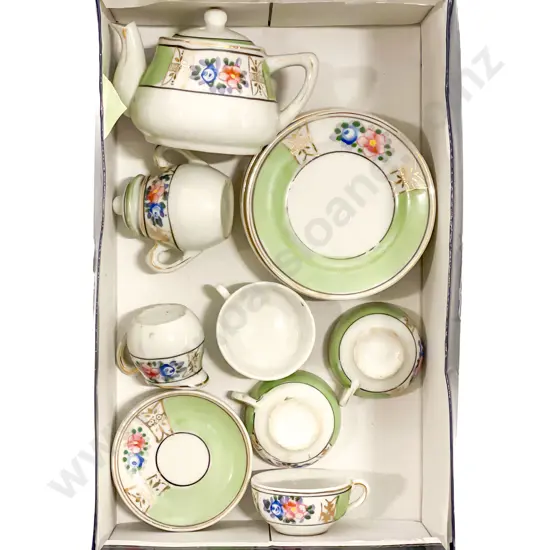 Two Japanese Toy Tea Sets