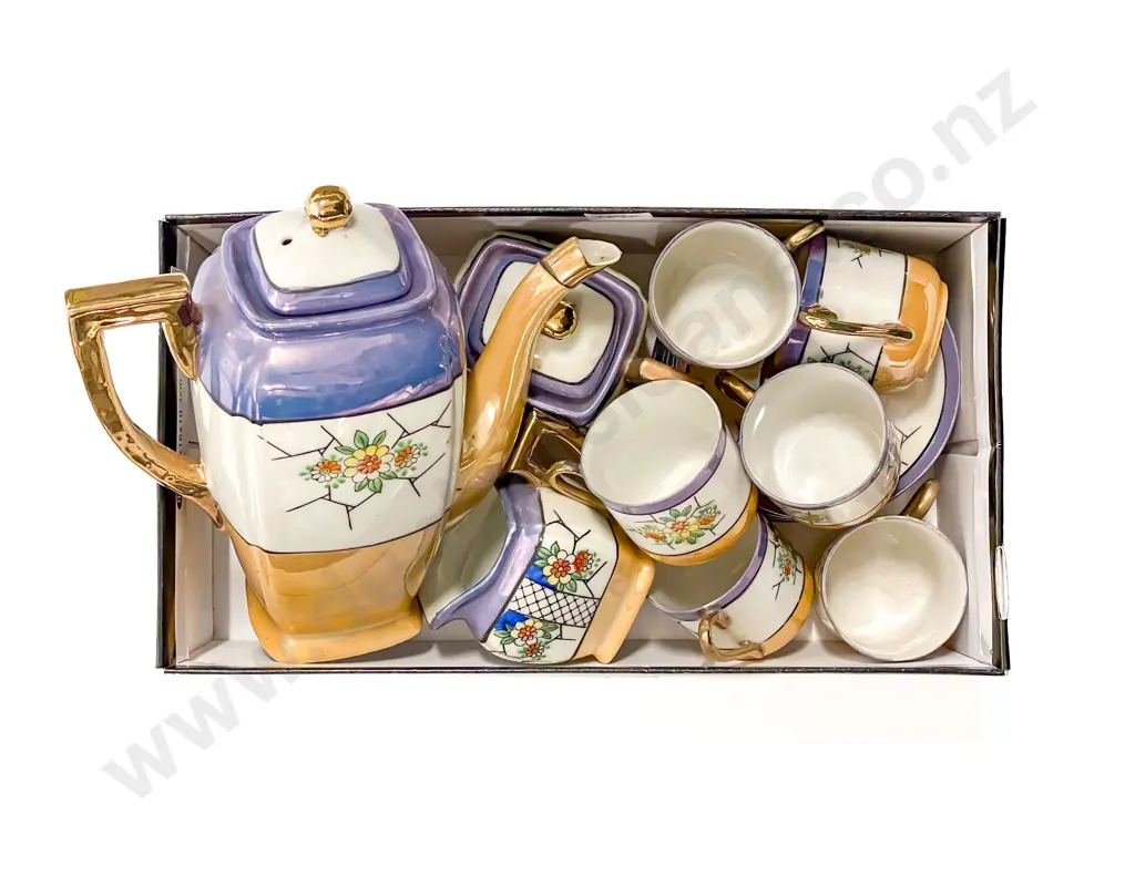 Japanese 15pce Demi-tasse Coffee Set Image 1++