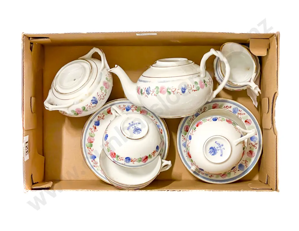 Russian China Toy Tea Set Image 1++