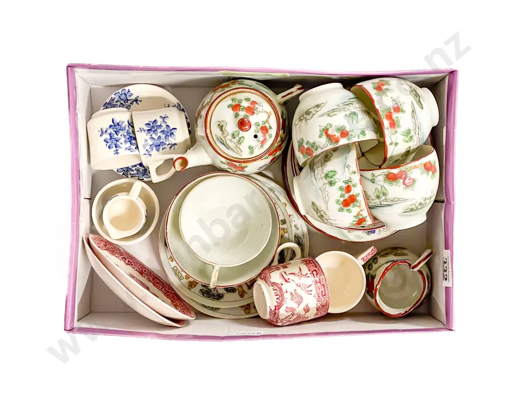 Japanese China Toy Tea Set and Assorted Image 1++