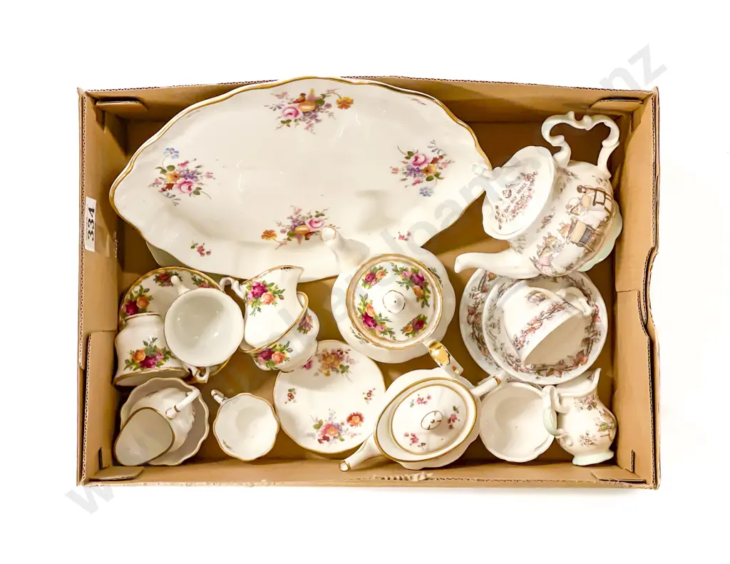Royal Crown Darby Royal Albert and Royal Doulton Miniature China Image 1++