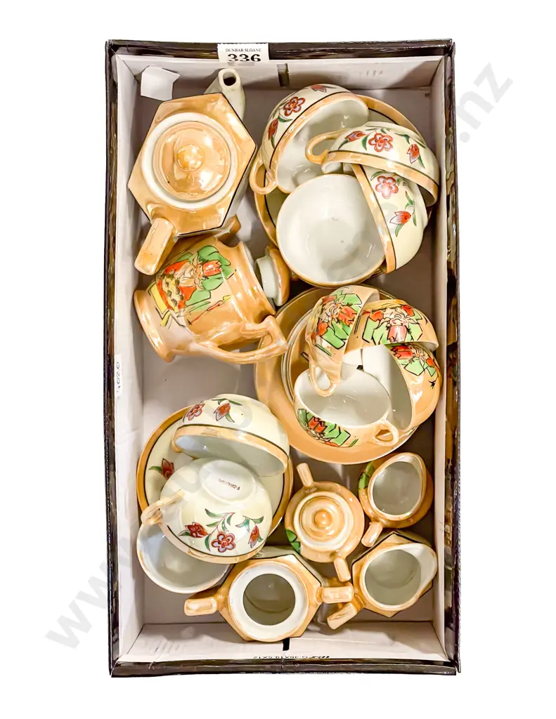 Two Japanese China Toy Tea Sets Image 1++