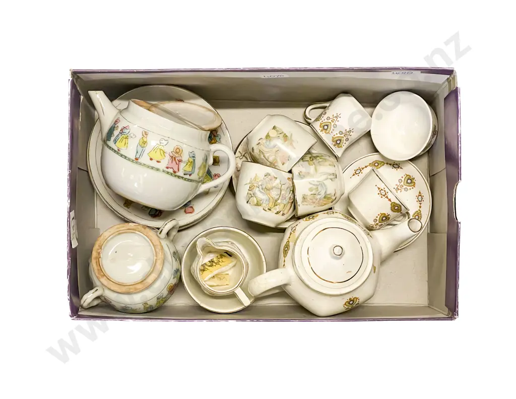 Two China Toy Tea Sets Image 1++