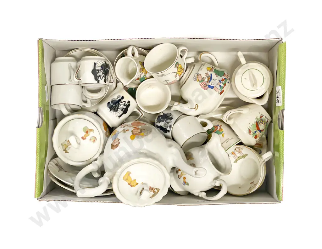 Two China Toy Tea Sets and Assorted Image 1++
