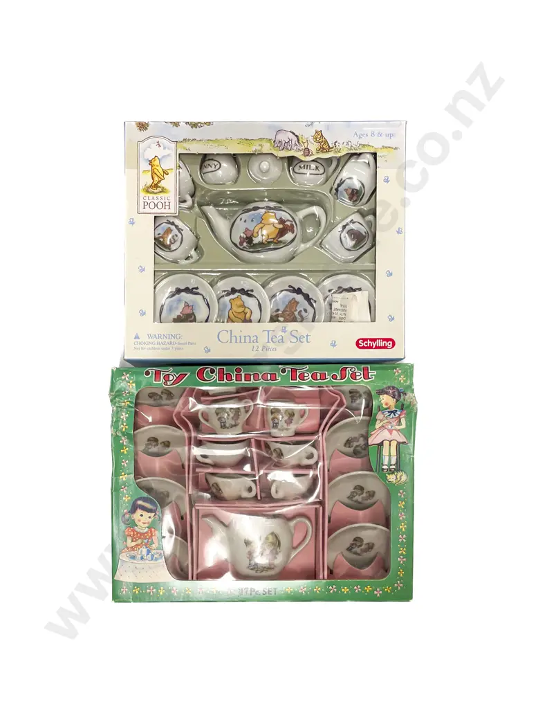 Madeline Pooh Bear and Other Toy Tea Sets Image 1++